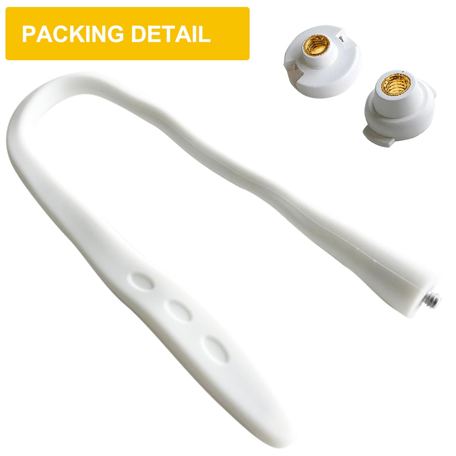 iTODOS Baby Monitor Mount Compatible with HelloBaby HB65/HB66/HB248,ANMEATE SM935E Baby Monitor Camera, Versatile Twist Mount Without Tools or Wall Damage -White
