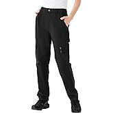 Rdruko Women's Hiking Cargo Pants Water-Resistant Quick Dry UPF 50+ Travel Camping Work Pants Zipper Pockets
