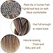 Remy Clip on Hair Extensions, Re4U Balayage Hair Extensions Human Hair 14inch Clip in Extensions Highlight Blonde Multi Color Mixed Chocolate Brown(#4/27 10pcs 14
