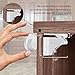 Child Safety Locks For Your Drawer, Cabinet or Kitchen - Baby Locks For Cabinets Drill Free - Magnetic Cabinet Locks With Extra Strong Adhesive - Easy And Fast Installation - 12 Pack