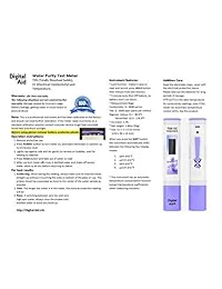 TDS, CE y medidor de temperatura profesional Digital Aid 3 pulgadas x 1 Medidor TDS de calidad profesional: 0 9990 ppm A prueba de agua, medidor preciso y fiable Ideal para agua potable, acuarios Con funda de piel