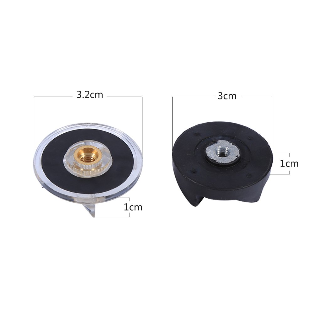 Base Gears, Replacement Base Top Gears with Rubber Gears Blades Gears Spare Parts for Magic Blender Juicer