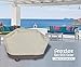 PREXTEX Patio Gas Grill Cover Waterproof Vinyl Barbeque Cover