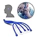 EMXGB Scalp Massager,Handheld Claw Head Massager for Deep Relaxation & Stress Reduction in The Office Home SPA. Blue and Green(2-Pack)