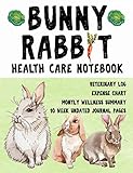 Bunny Rabbit Health Care Notebook: Rabbit Kit Accessories - Journal Note Book for Expenses, Veterina by Kids Read More, Easy Pets for Kids Inc