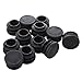 SODIAL (R) Plastic Round Cap Chair Table Legs Cover Tube Insert 22mm Dia 12 Pcs