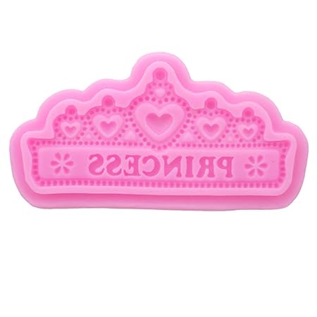 Kyoidy Princesa Corona Silicona Molde, jabón Arcilla Fimo ...