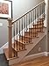 962 - Wood Box Newel - Plain Style - 48 inch - Sleek Minimalist Design - Staircase Post (Red Oak)