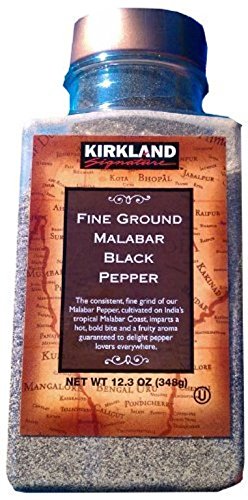 Kirkland Fine Ground Malabar Black Pepper, 12.3 Ounce