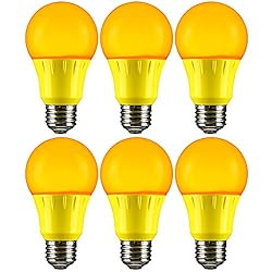 Sunlite 40472 LED A19 Colored Light Bulb, 3 Watts