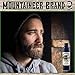 Mountaineer Brand Beard Wash For Men | 100% Natural Beard Shampoo | Thick Cleaning Softening Lather for Hair and Skin | Hydrate and Detangle | Grooming Treatment | WV Pine Tar Scent 8oz