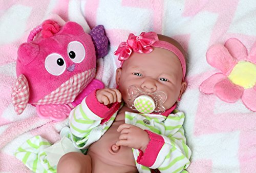Cute Baby Girl Realistic Anatomically Correct Preemie Berenguer Newborn Reborn 14" Inches Doll Beautiful Extra Accessories Alive Vinyl Silicone