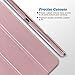 ULAK iPad Pro 9.7 Case, Slim Smart Case Stand for Apple iPad Pro 9.7 Inch 2016 PU Leather Colorful Clear Back Cover,Not Fit iPad 9.7 2017 (Rose Gold)