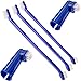 Mindful Pets Dog and Cat Toothbrush Set - 3 Tooth Brushes Plus 2 Finger Pet Brushes, Set of 5