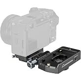 SMALLRIG NP-F Battery Plate with Quick Release Plate for Arca, 2 DC Output | Compact &amp; Foldable NP-F Battery Adapter Plate for DSLR Camera, Tripod, Compatible with NP-F970 Battery - 4696