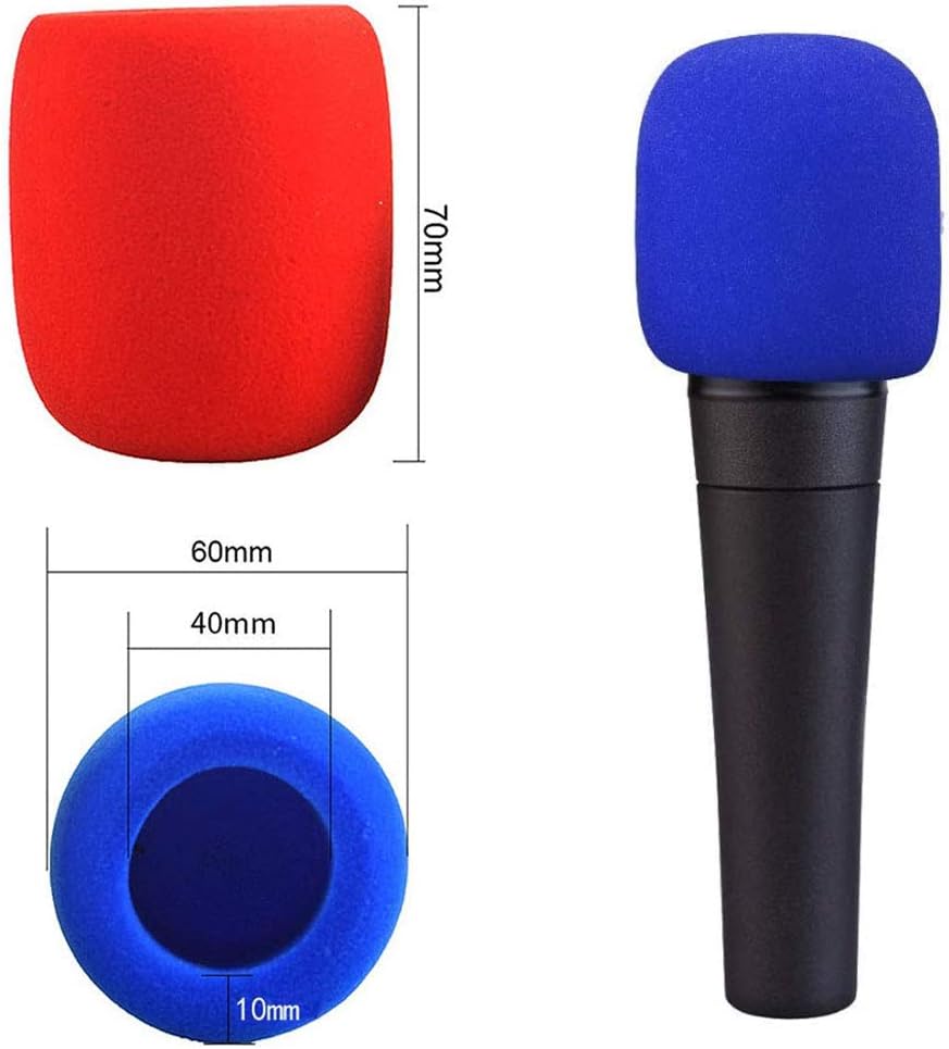 10 PCS Microphone Covers, Microphone Muffler, Handheld Microphone