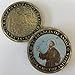 ST. FRANCIS OF ASSISI - Patron Saint of Animals -Commemorative Coin - Cast and Colorized with Beautiful Iron Plating & Ancient Bronze. Stunning Original one-of-a-Kind Catholic Church Patron Saint of A