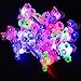 Mikulala Light Up Rings Fidget Toys for Kids 12 Pack Novelty Child Glow in The Dark Party Favors Bulk Flashing Led Kid Prizes, Fun Gifts for Graduation Party Supplies, Kids Party