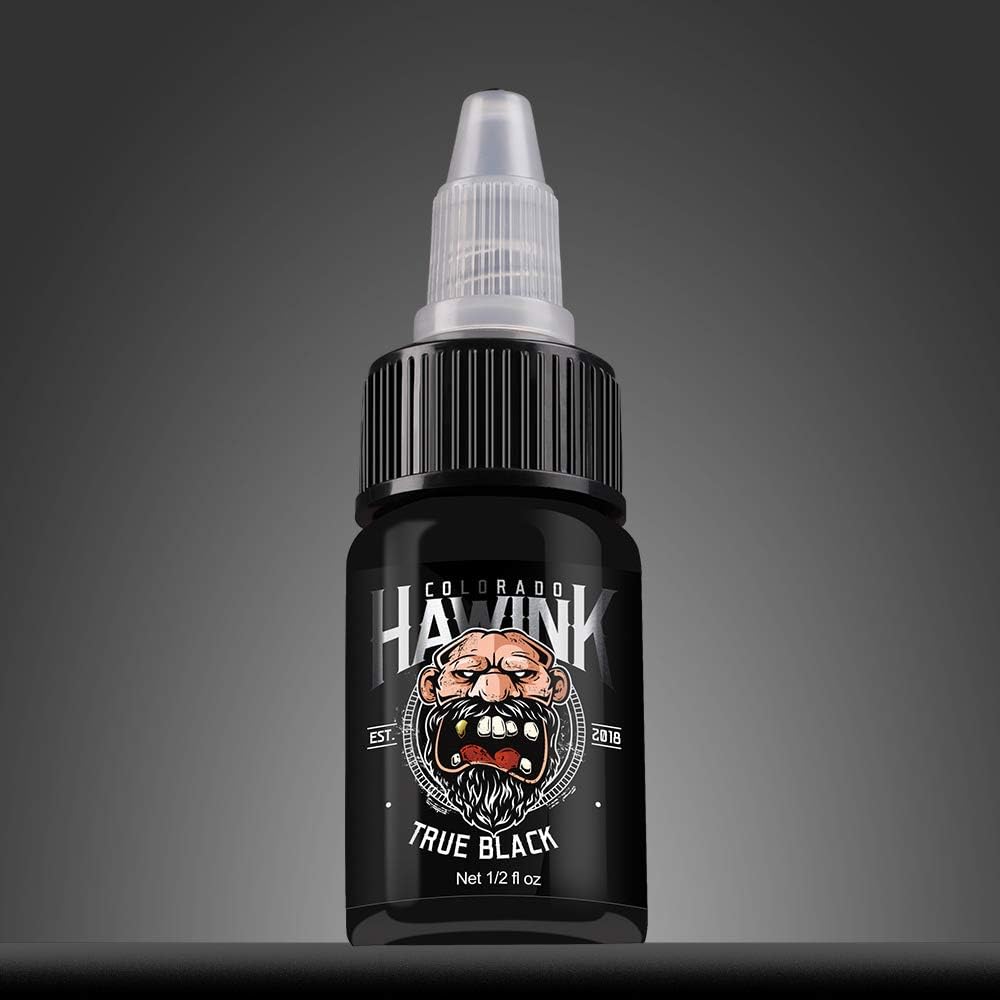 HAWINK Tattoo Ink Set 0.5oz (15ml) Tattoo Supply Ink 7 Colors Kit TI203-15-7, 7pcs 15 ml tattoo ink, 15 ml (Pack of 7) - Image 3