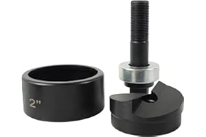 AMZCNC 2" Conduit Hole Size Knockout Punch Unit with Manual Draw Stud – (2.416" – Actual Hole Size)