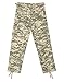 Rothco Kids Digital Camo BDU Pants - Rugged Outdoor Hiking Camping Comfortable Cargos (US, Alpha, Small, Regular, ACU Digital Camo)