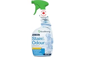 Enzyme Cleaner for Pets | Made in Canada | Pet Odor Eliminator and Powerful Probiotic Enzyme Cleaner for Cat Urine, Dog Pee, 