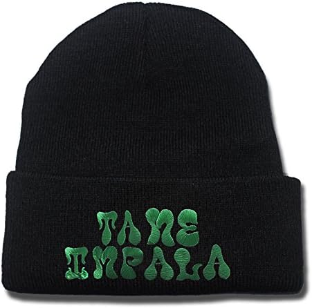 JRICK Tame Impala Band Logo Beanie Fashion Unisex Embroidery Beanies Skullies Knitted Hats Skull Caps