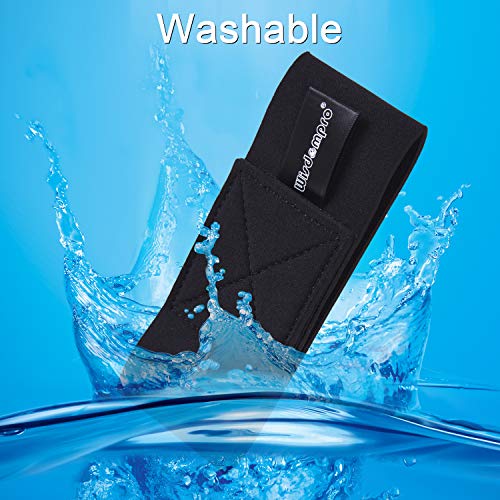 Wisdompro 1 Pair Neoprene Ankle Blousing Garters Trousers Boots Blousers Strap with Hook and Loop for Waders Fly Fishing Hunting Hiking Cycling Gardening Military Uniforms