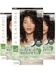 Clairol Natural Instincts Non-Permanent Hair Color Kit - 4 Dark Brown - 3 Count