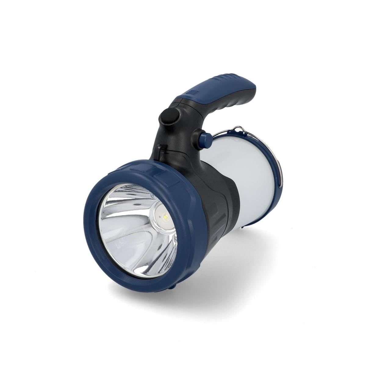 Cartrend 10286 LED Hand-Held Light up to 350 Lumen Rechargeable Battery, Hand Lamp with 2 Brightness Levels USB Cable for Emergency Camping