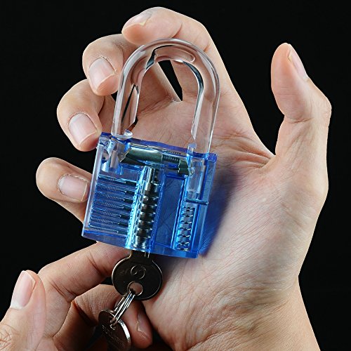 Educational Toys DIY Clear Demonstration & Practice Padlock Easy Assembly and Disassembly Tools & Home Improvement, Hardware, Padlocks & Hasps
