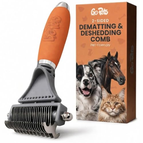 GoPets 2-in-1 Dematting Comb