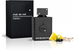ARMAF S Club De Nuit Intense for Men Eau De Toilette Spray, 3.4 ounces, black, 106 ml / 3.6 oz (31470)