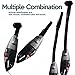 Zone Tech Car Vacuum Cleaner Portable- Premium Quality Strong Suction Multiple Combination Car Vacuum