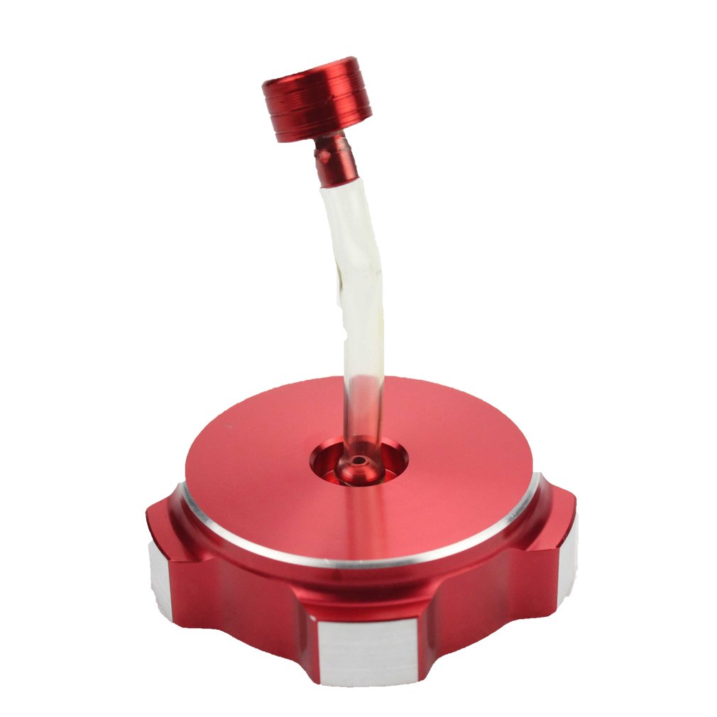GOOFIT Racing Gas Tank Cap Replacement for SSR Thumpstar TTR BSE Kayo Taotao Coolste Roketa Dirt Bike Pit Bike Red
