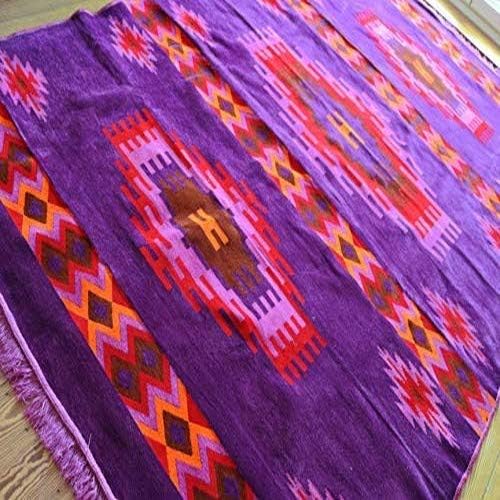 Amazon De Damaskunst Violett Purple Lila Braun Rot Orange 200 Cm X 300 Cm Kelim Orient Wand
