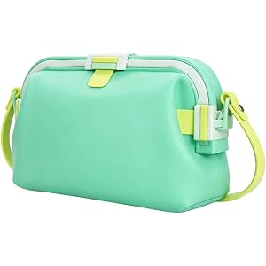 Silicone Beach Bag, Women Summer Handbag, Crossbody Tote Bag | Waterproof Foldable Crossbody Tote for Women, Lightweight Top-