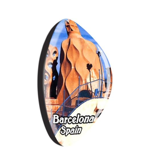 Weekino Mila House Barcelona España Imán de Nevera Nevera de ...