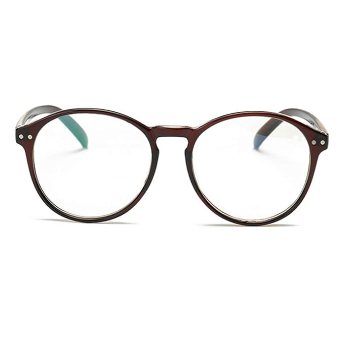 Round Vintage Optical Eyewear Non Prescription Eyeglasses Frame