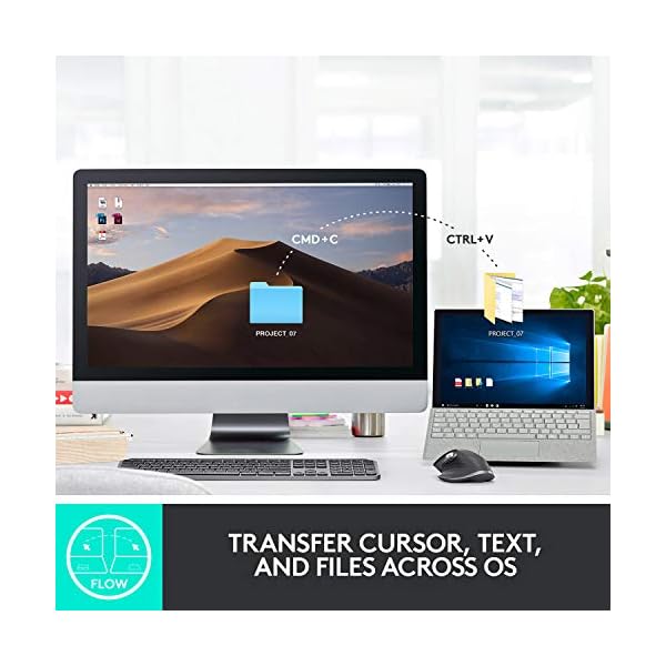 Logitech-MX-Master-3-Advanced-Wireless-Mouse-Bluetooth-or-24GHz-USB-Receiver-Ultrafast-Scrolling-4000-DPI-Any-Surface-Tracking-Ergonomic-7-Button-Rechargeable-PCMacLaptopiPadOS-Dark-Grey Logitech MX Master 3 Advanced Wireless Mouse