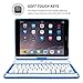 Snugg iPad Air 2 Keyboard, [Blue] Wireless Bluetooth Keyboard Case Cover 360° Degree Rotatable Keyboard for Apple iPad Air 2