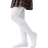 CozyWow Girls Winter Warm Fleece Lined Tights, Soft Thick Thermal Dance Tights for Kids