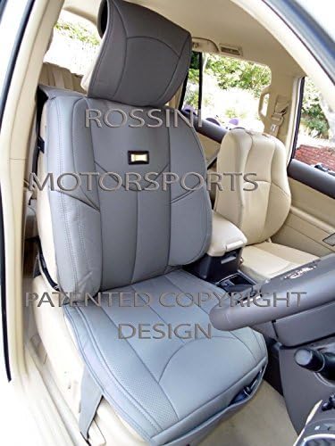 Dodge Durango YMDX 05 PVC Grey Leatherette Rossini Sports Cushion Covers
