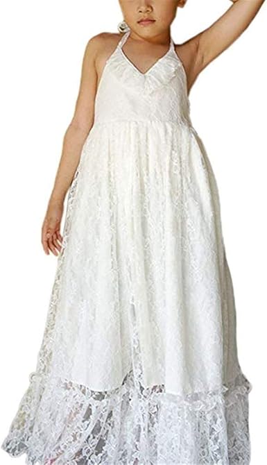 halter neck flower girl dresses