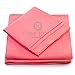 Cosy House Collection Everyday 1500 Series Bed Sheet Set - Ultra Soft & Cool Hotel Bedding - Deep Pocket - Wrinkle, Stain and Fade Resistant - 4 Piece Set (King, Brink Pink)