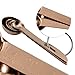 8-Piece Copper Measuring Cup & Spoon Set; Hammered Copper Style with Stainless Steel
