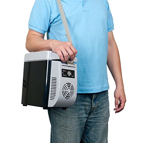 SD Portable 7L Mini Car Freezer Cooler Warmer Refrigerator Travel Cooler Box US - Thumbnail 6