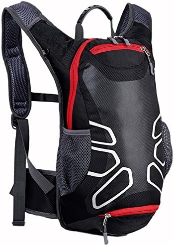 Bike Backpack Kapoo Waterproof Bicycle Backpack Cycling Riding Running Camping Hiking Outdoor Backpack[15 L](Black)[1 Year Warranty]