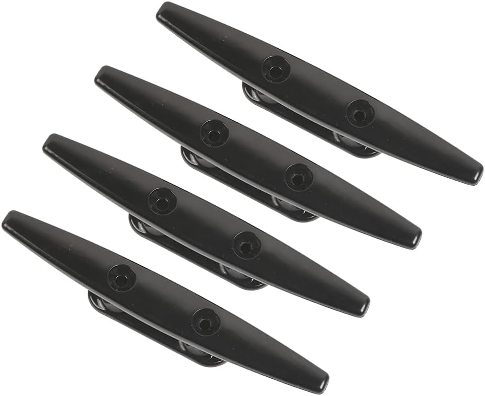 Thorn Marine Boat Nylon Cleat 6-1/2" Black Cleat Pack of 4 PCS : Sports & Outdoors