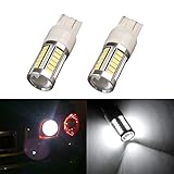 AUTOUS90 2 x 5730 White 7443 33 LED 7440 7444NA High Power Backup Reverse Turn Signal LED Light